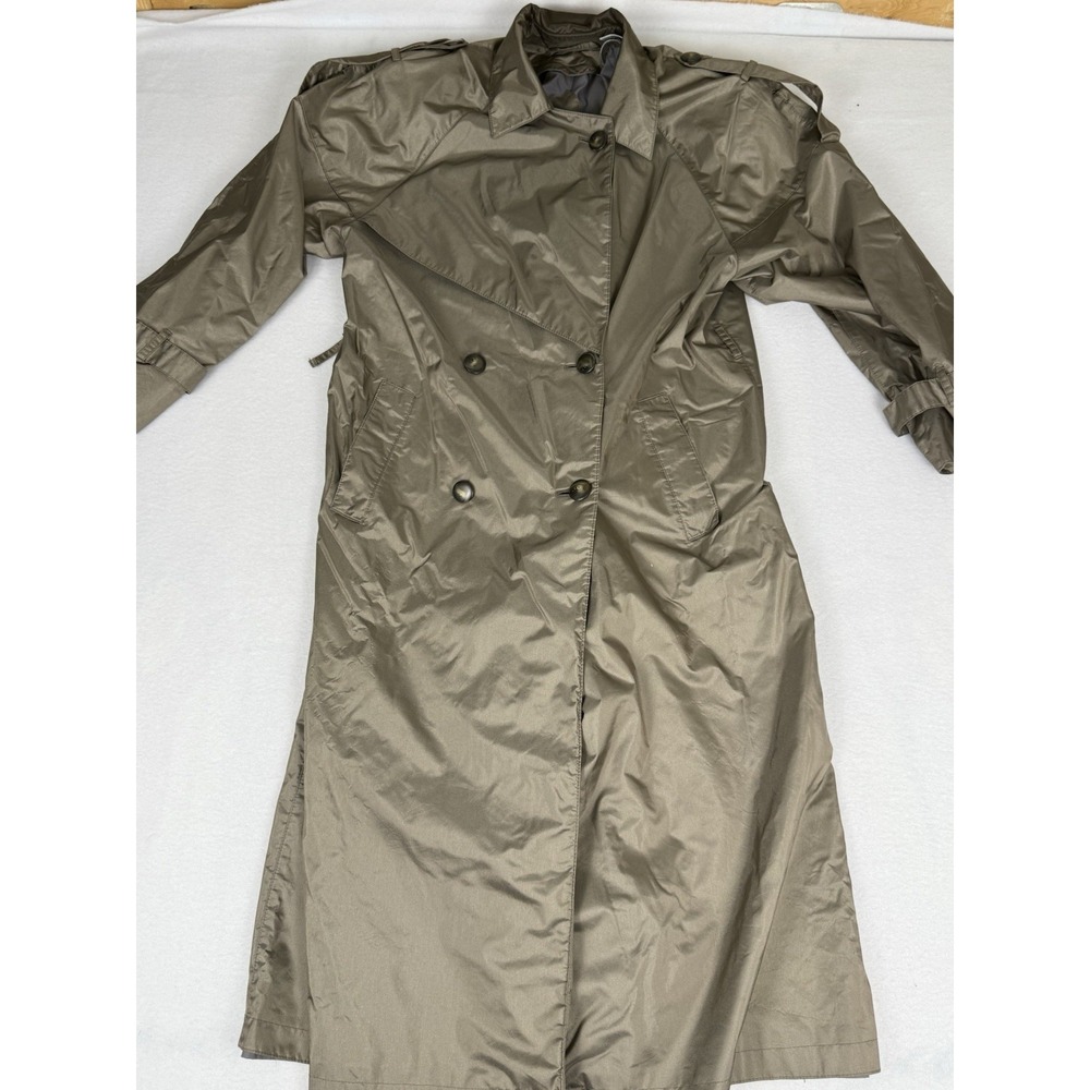 Vintage J.‎ Gallery Trench Coat Petite Size 5/6